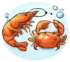 Icona allergene Crostacei e derivati