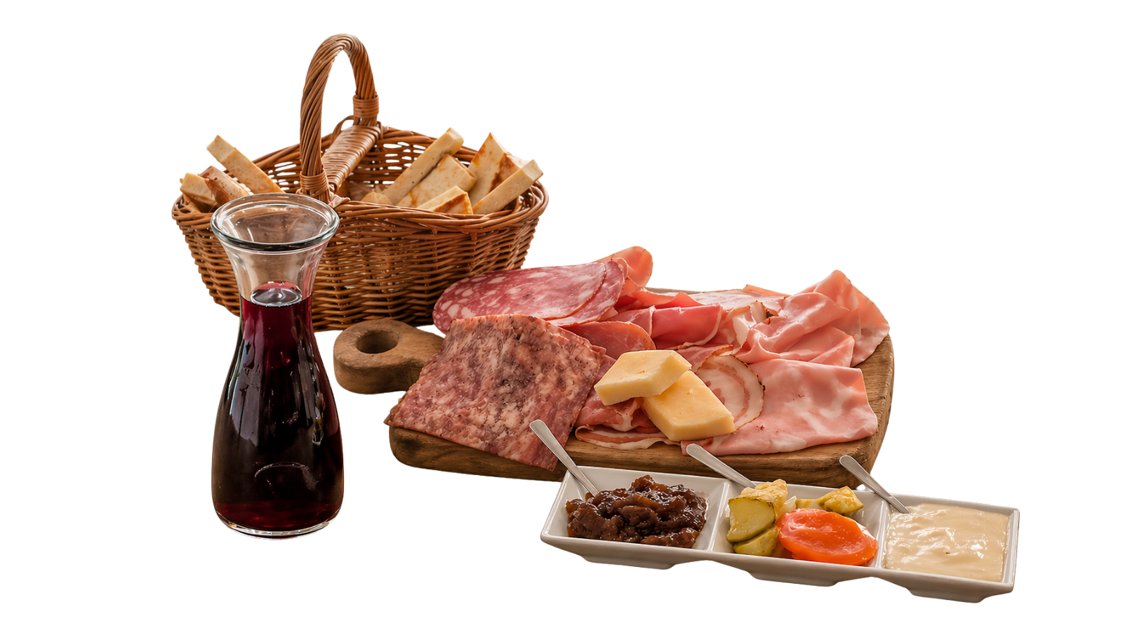 Tagliere con salumi artigianali e formaggi selezionati